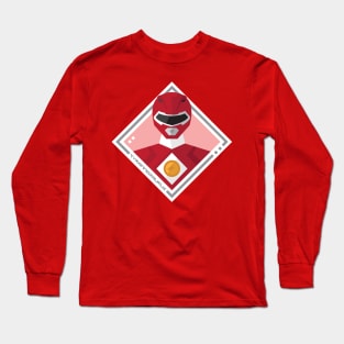 Red Tyrannosaurus Ranger Long Sleeve T-Shirt